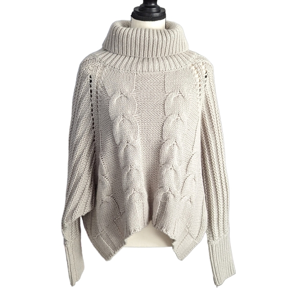 bishop + young Sweaters - Anthropologie Bishop + Young Chunky Cable Knit Sweater Size M